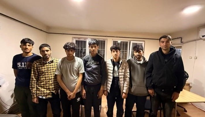 Amasya’da ormanda 8 düzensiz göçmen yakalandı