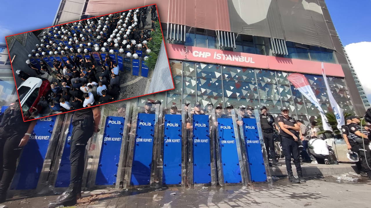 Özgür Özel’in İstanbul’daki ofisine abluka: CHP’li milletvekilleri içeri alınmadı!