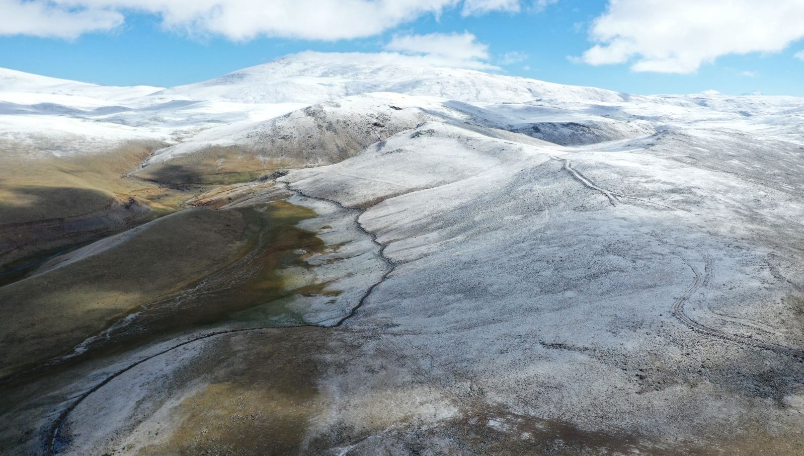 Kars’a kış geldi