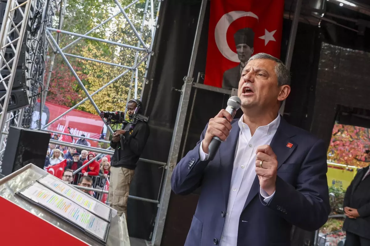 Özgür Özel Brüksel’de ‘Millet İradesine Sahip Çıkıyor’ Mitinginde Konuştu