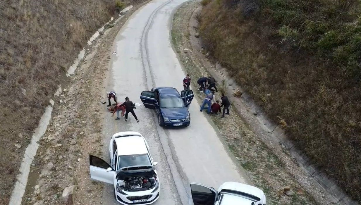 Sinop’ta film sahnelerini aratmayan operasyon