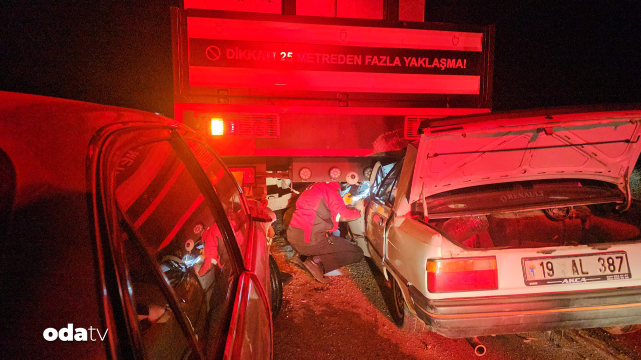 Çorum’da feci kaza: Vince girdiler