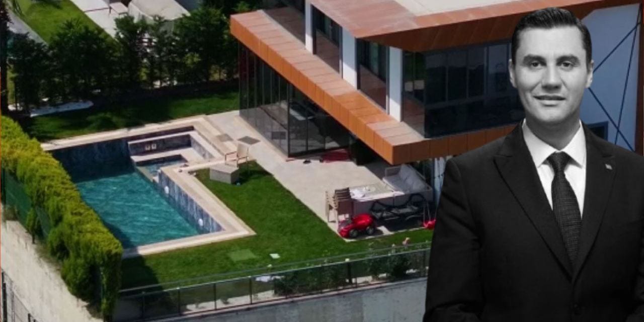 Ferdi Zeyrek’in bahçesindeki havuz oyun parkı oldu