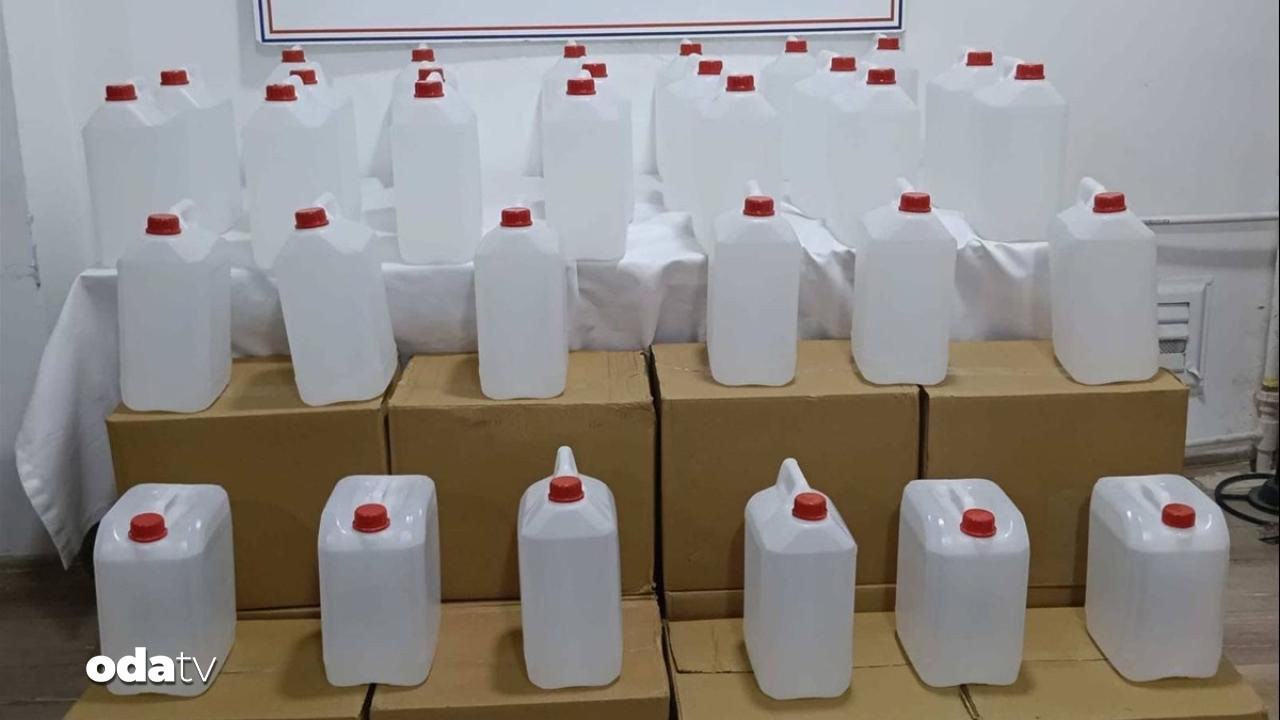 Kocaeli’de 380 litre etil alkol ele geçirildi