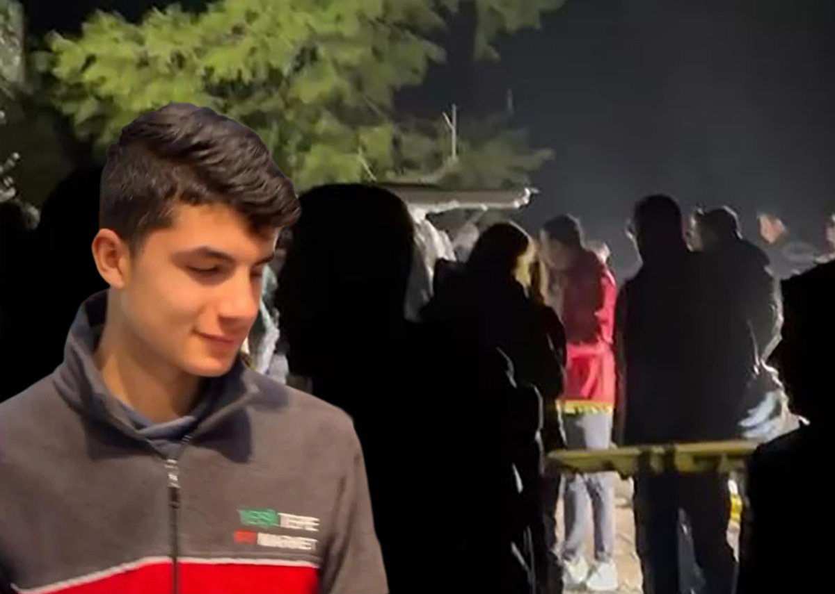 Mezarlıkta sır ölümde isimlerin yazılı olduğu bıçak ayrıntısı