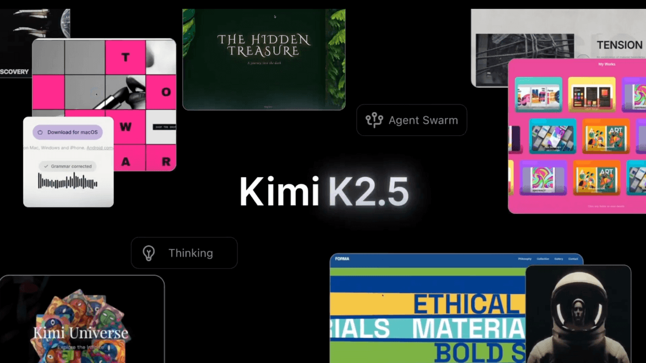 100'e kadar alt ajanı yönetebilen Agent Swarm ile öne çıkan Kimi K2.5 neler sunuyor?