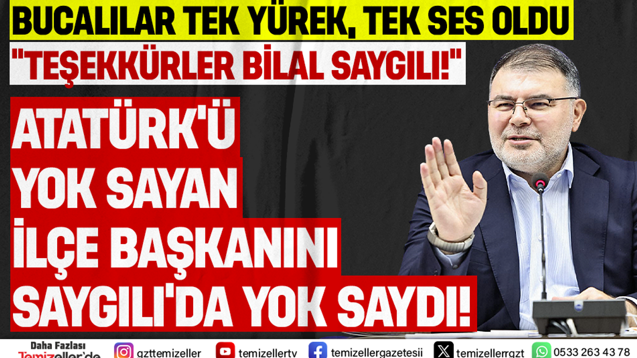 AK PARTİ İZMİR İL BAŞKANI BİLAL SAYGILI TARİHİ BİR YANLIŞI DÜZELTTİ!